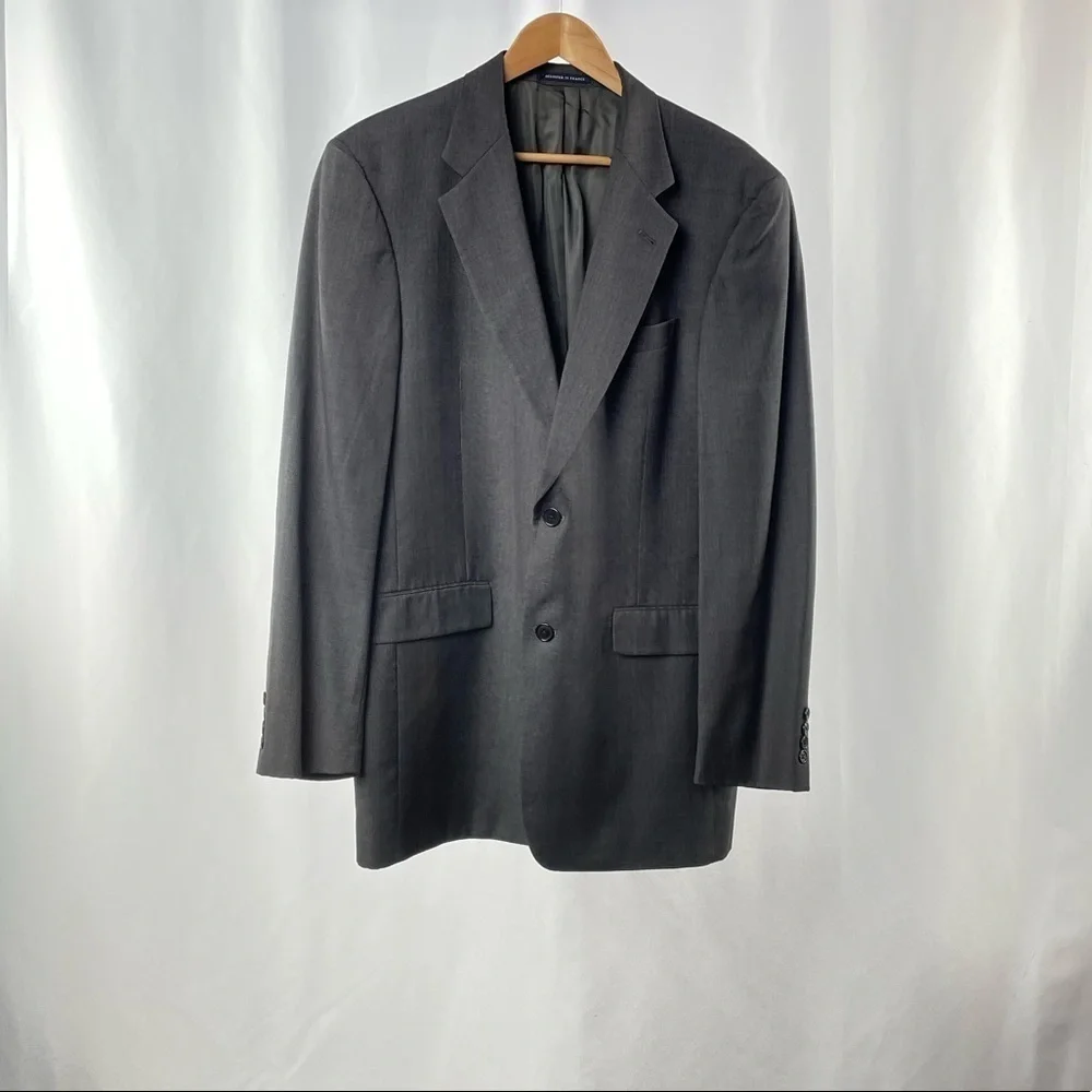 Daniel Cremieux Loro Piana 2 Button Blazer in Grey Size 40L‎